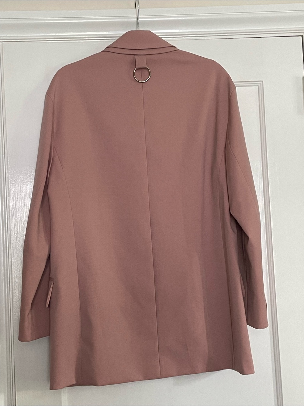 Tibi Cassius Suiting Double Layer Liam Blazer, Toffee Brown, XXS - Picture 8 of 8